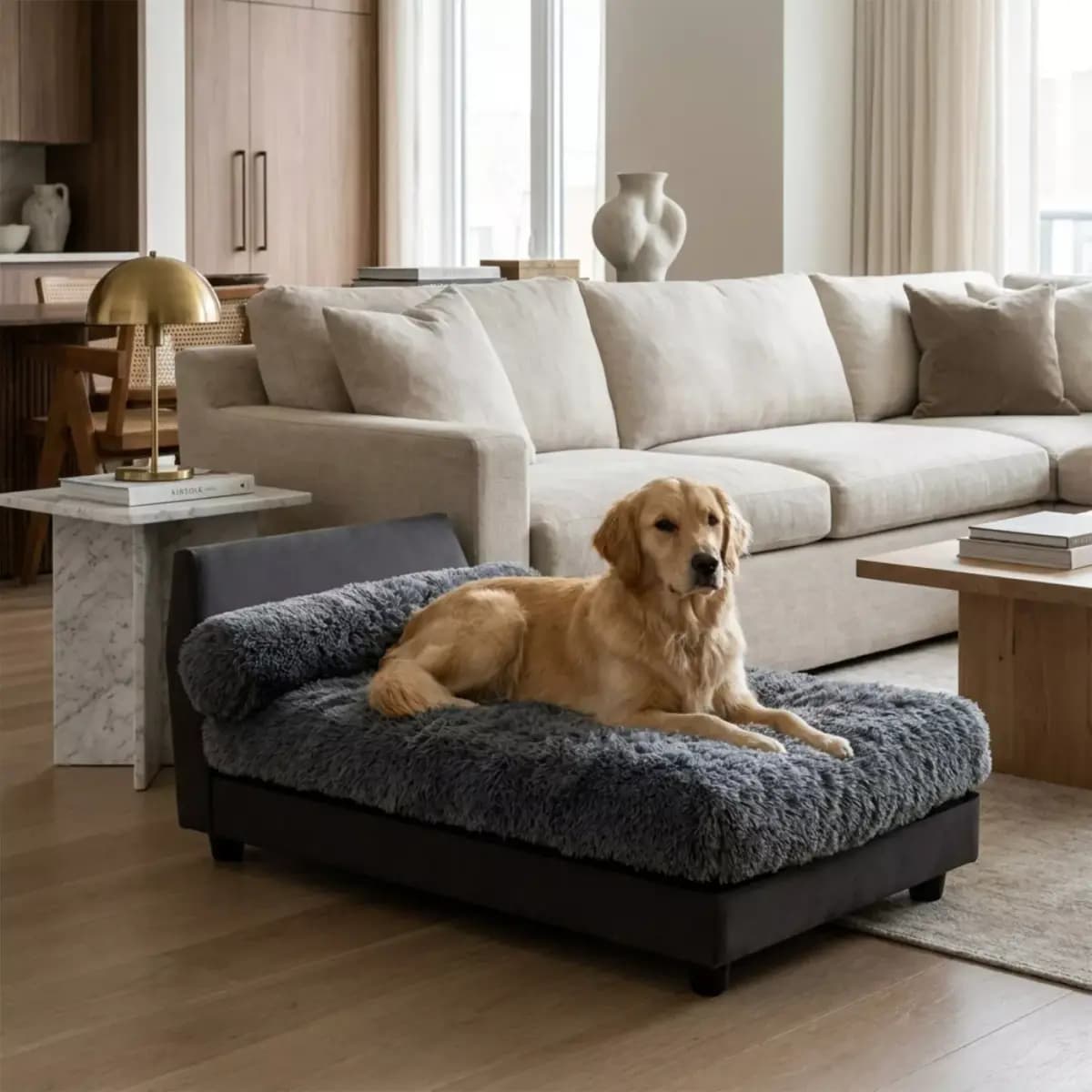 Club Nine Pets Lido Orthopedic Raised Dog Bed [Intended For Dog, Cat, Color Storm, Dimensions 28 x 20 x 18, Includes 1 sofa bed]