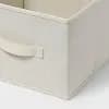 3pk Fabric Drawer Storage Compatible with Hanging Closet Ivory - Brightroom™ [5.12 Pounds, Polyester, 15 Pounds]