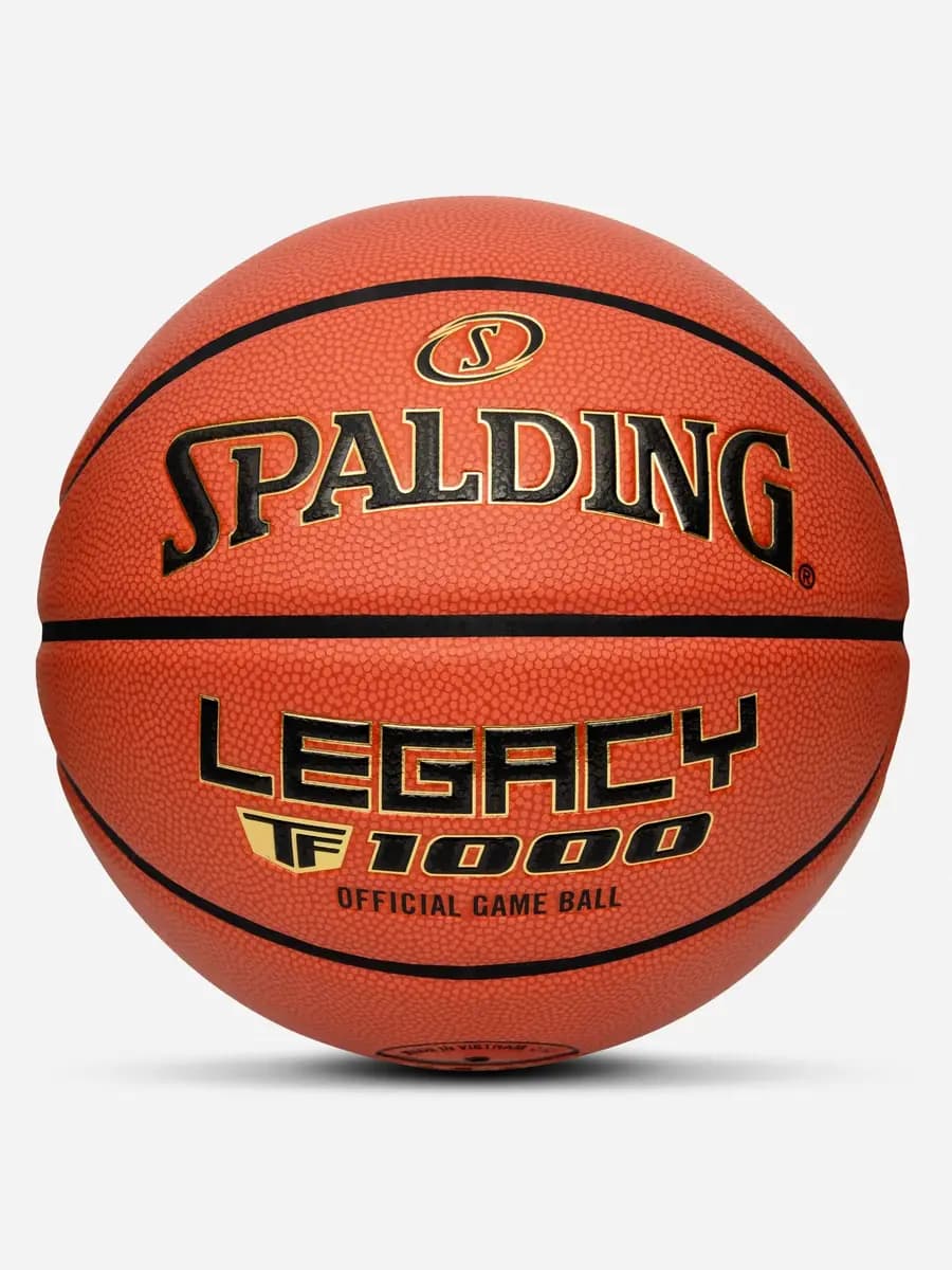 Spalding Legacy TF1000® Indoor Game Basketball [BUILT DIFFERENT, SHOOTER’S TOUCH, ELITE PERFORMANCE]