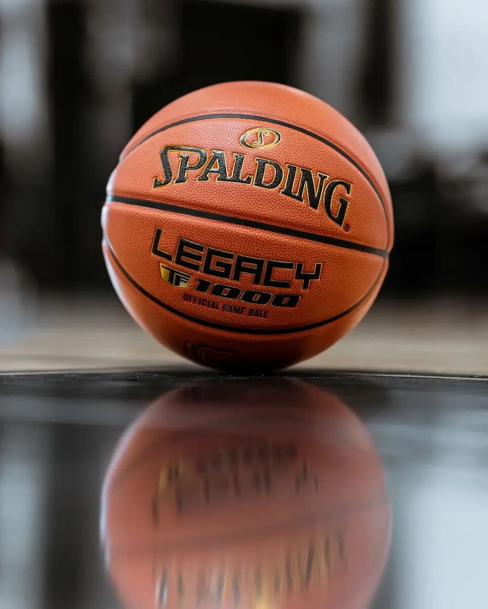Spalding Legacy TF1000® Indoor Game Basketball [BUILT DIFFERENT, SHOOTER’S TOUCH, ELITE PERFORMANCE]