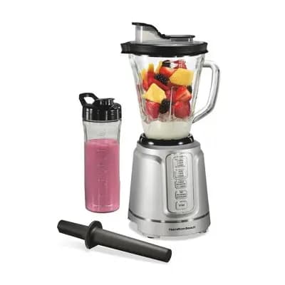 Hamilton Beach PowerBlend Duo 52oz Glass Jar [4.7 Pounds, Plastic, 52 fl oz (US)]