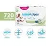 WaterWipes Sensitive Baby & Toddler Wipes, 99.9% Water, Unscented & Hypoallergenic - 720ct [Scent Unscented, Dimensions (Overall) 7.7 Inches (L), 5.5 Inches (W), Health Facts Hypoa