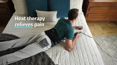 Homedics Dual-Therapy Hot + Cold Gel Back Wrap Heating Pad [100% Polyester, Polyester, Electric]