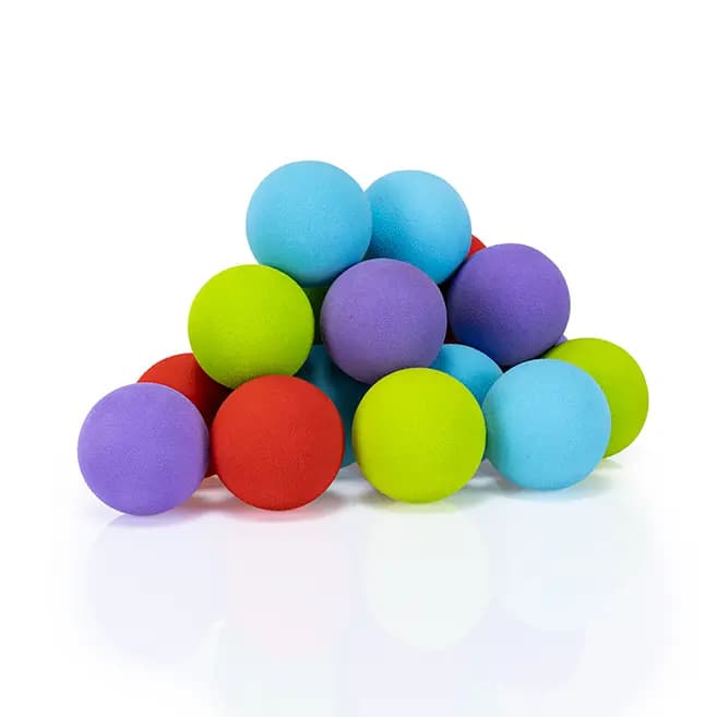 Fat Brain Toys Air Toobz Add-On Set, 20 Extra Balls [Set of 20 extra foam balls to add to your Air Toobz adventure, Works with all Air Toobz components and accessories, Includes 20
