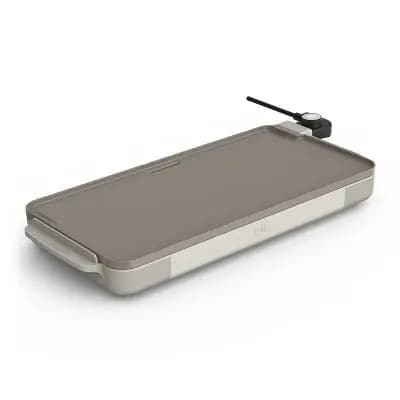bella Housewares bella Ceramic Griddle Oatmilk [1500 Watts, 5.51 Pounds, Ceramic]