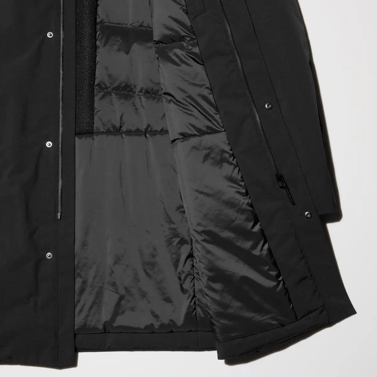 Uniqlo Hybrid Down Coat Black [Imported, Hand wash cold, Do not dry clean, BLACK]