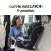 Joie Bay Latch SI 3 in 1 Harness Booster Car Seat with Rigid Latch - Mocha [Dimensions (Overall) 24 Inches (H) x 19 Inches (W) x 16 Inche, Weight 23.7 Pounds, Suggested Age 2-12 Ye