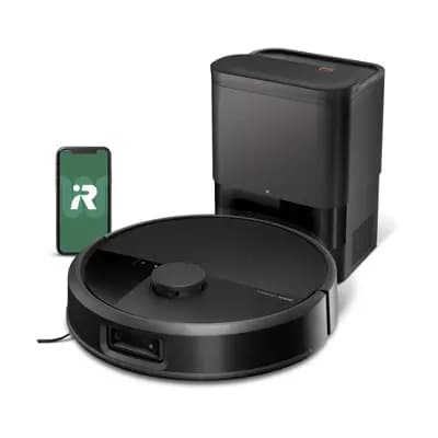 iRobot W255020 Roomba Plus 715 VAC + AutoEmpty Dock Vacuum 5.9" Cleaning Path Black [Battery, 5.91 Inches, 0 Inches]