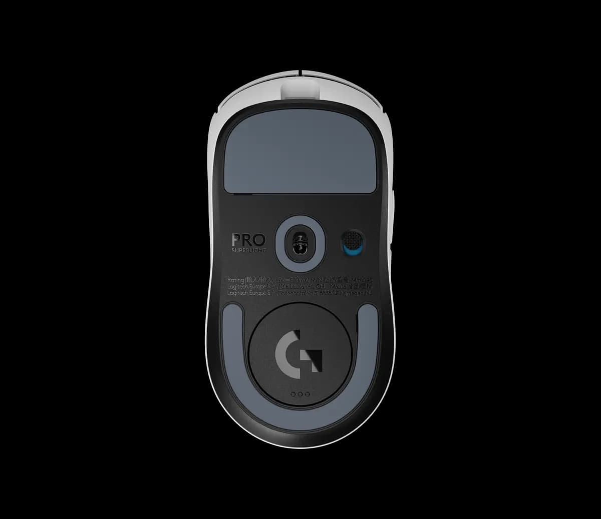 Logitech PRO X SUPERLIGHT 2 - White [1.57 in (40 mm), 2.5 in (63.5 mm), 4.92 in (125 mm)]