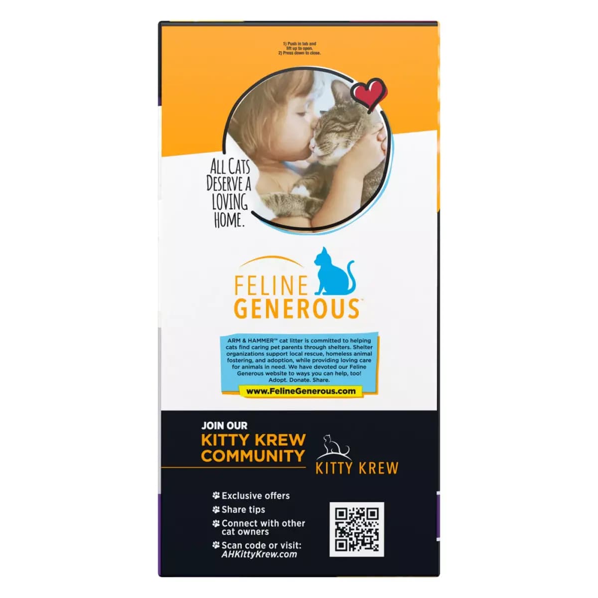 Arm & Hammer™ Clump & Seal Slide Clumping Multi-Cat Clay Cat Litter - Low Dust [Material Limestone, Bentonite, Baking Soda with p, Environment Type Indoors, Species Cats, Color Gra