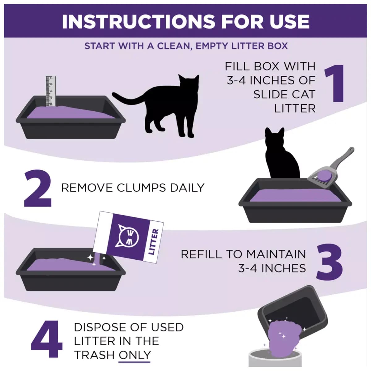 Arm & Hammer™ Clump & Seal Slide Clumping Multi-Cat Clay Cat Litter - Low Dust [Material Limestone, Bentonite, Baking Soda with p, Environment Type Indoors, Species Cats, Color Gra