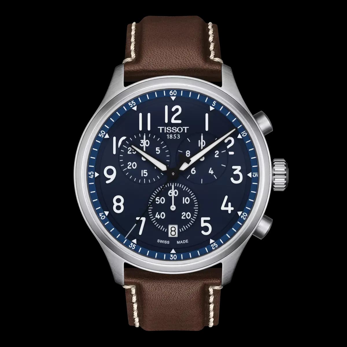Tissot Chrono XL Vintage 45mm Blue [45.00 mm, Quartz chronograph PowerDrive, 100 m]
