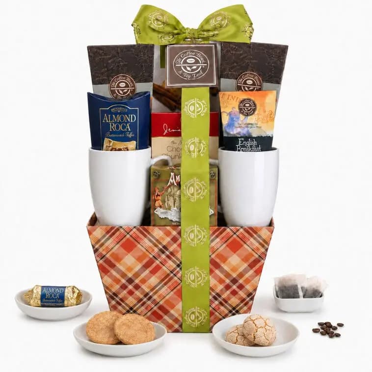 Coffee Bean & Tea Leaf Signature Blend Gift Basket [11x7x12, Paperboard, Manufactured in a facility that also, 734038039367]