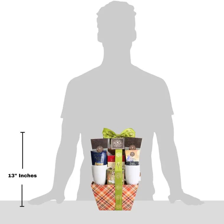 Coffee Bean & Tea Leaf Signature Blend Gift Basket [11x7x12, Paperboard, Manufactured in a facility that also, 734038039367]