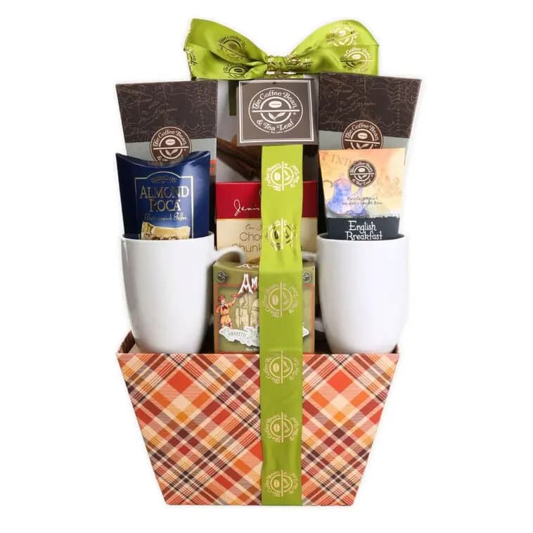 Coffee Bean & Tea Leaf Signature Blend Gift Basket [11x7x12, Paperboard, Manufactured in a facility that also, 734038039367]