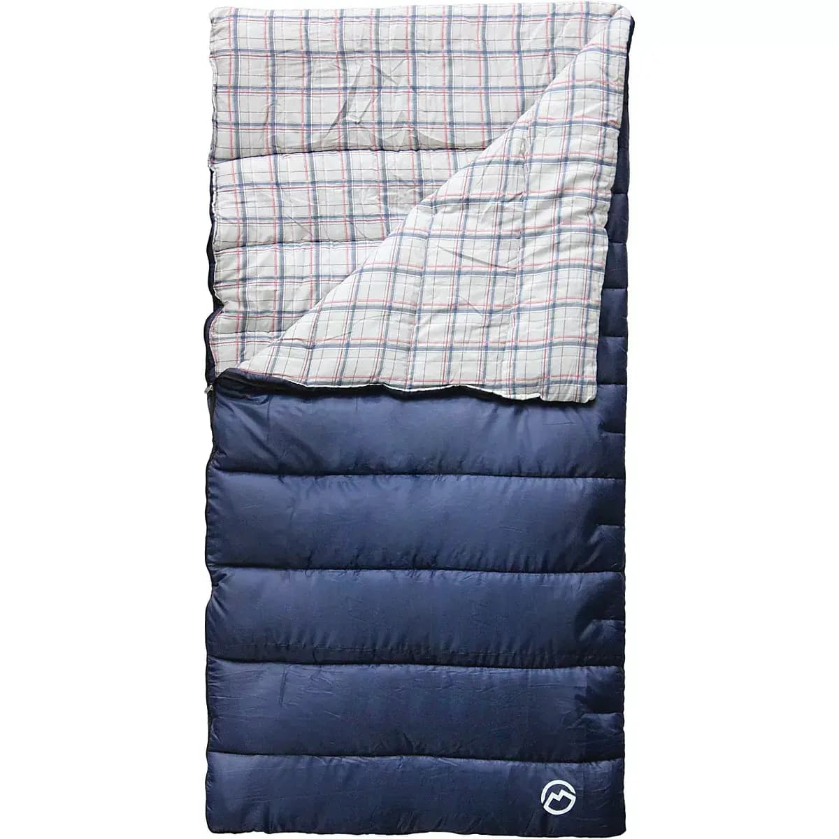 Magellan Outdoors Magellan Outdoors 4 lbs Flannel Lined Rectangle Sleeping Bag [Embossed 190T polyester taffeta ripstop shell, 100% cotton flannel liner, 13 x 18, 30 - 39 Degrees]