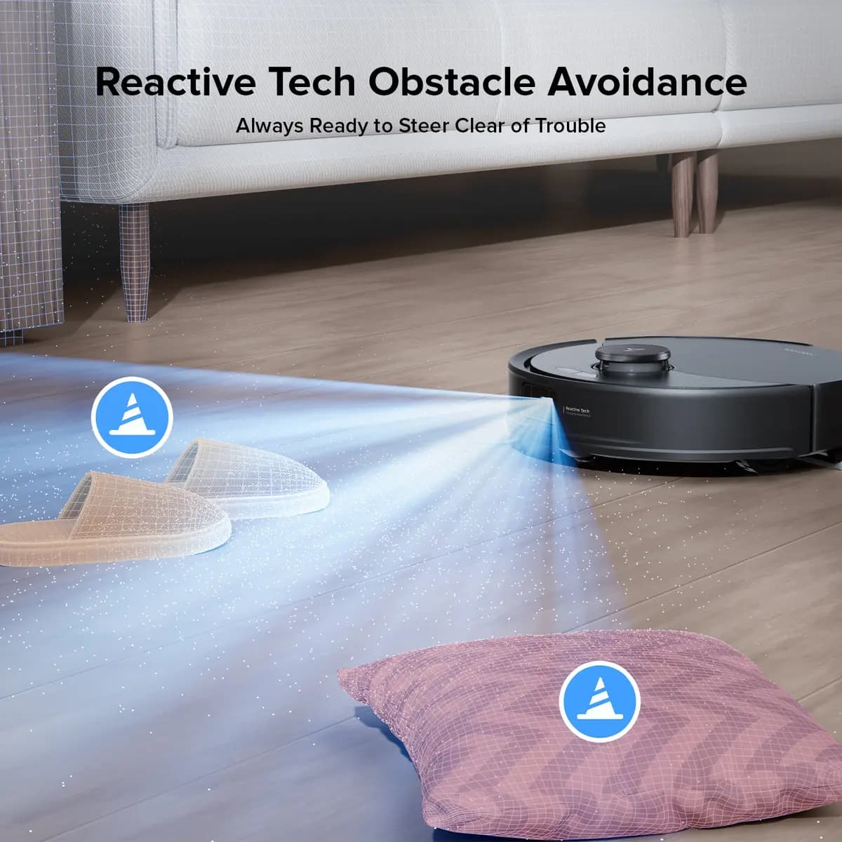 Roborock Q10 X5+ White [10,000 Pa, 5200 mAh, auto-empty dock]
