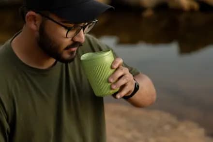 Sea to Summit Horizon Insulated Mug - 15.1 fl. oz. Tarragon [Backpacking Camping, 0.48 liters, 15.1 fluid ounces]