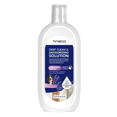Tineco Pet Multi-Surface Cleaning Solution 33 fl oz for Wet Dry Vacuums Lavender: Floor Care Accessory, Clear, Steam Cleaner Compatible [329-02-6499, Made in the USA, 94134738]