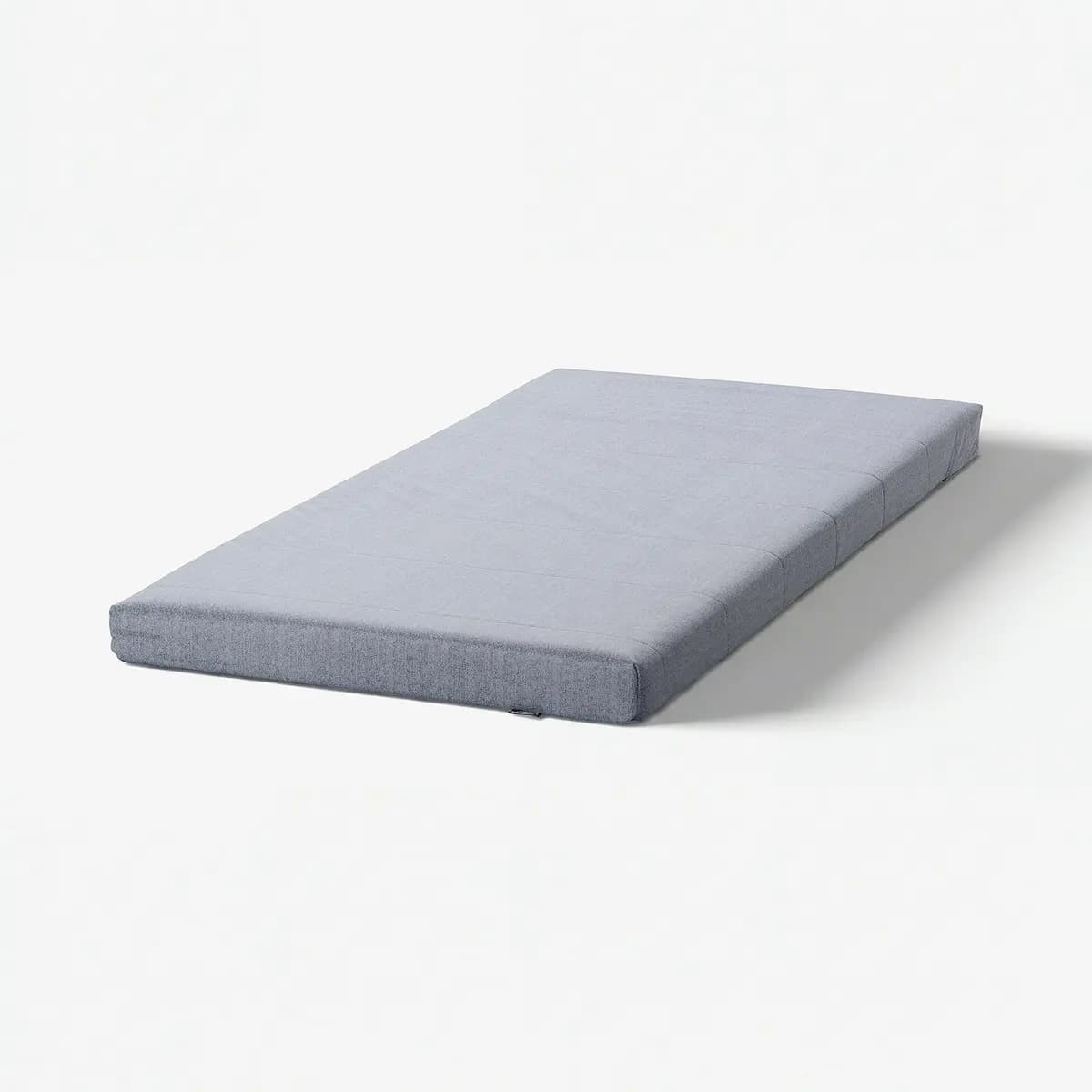 IKEA ÅGOTNES Foam mattress, firm/light blue Twin [Length 74 3/8 ", Width 38 1/4 ", Thickness 3 7/8 "]
