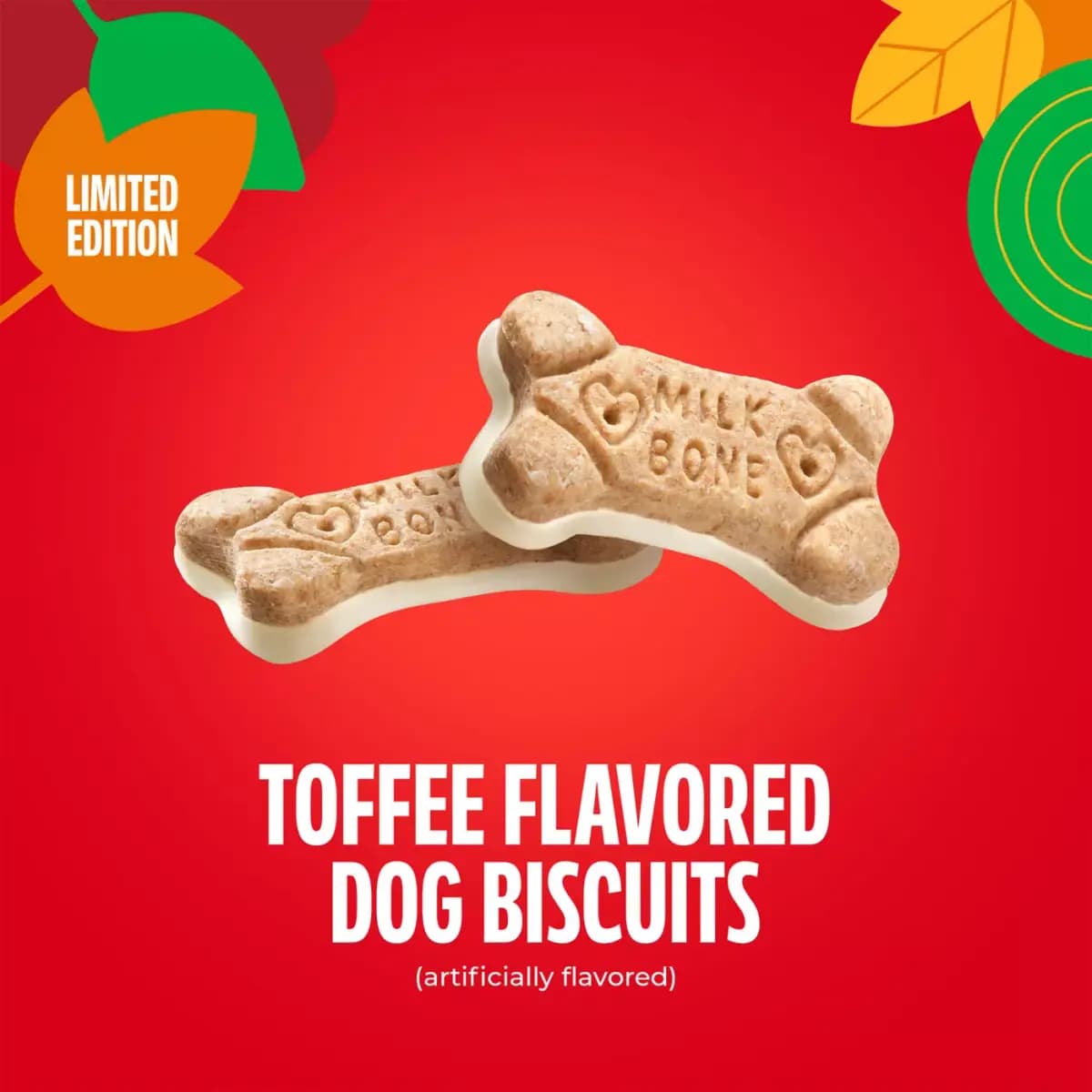 Milk-Bone Dipped Toffee Flavored Dog Biscuits With Vanilla Yogurt Flavored Coating 10 oz [Species Dog, Brand Milk-Bone, Food Type Treat, Breed Size All]