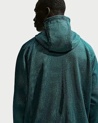 Brazil Men's Nike Dri-FIT Soccer Anthem Jacket Geode Teal/Light Menta/Midwest Gold [100% polyester, Machine wash, XS-3XL]