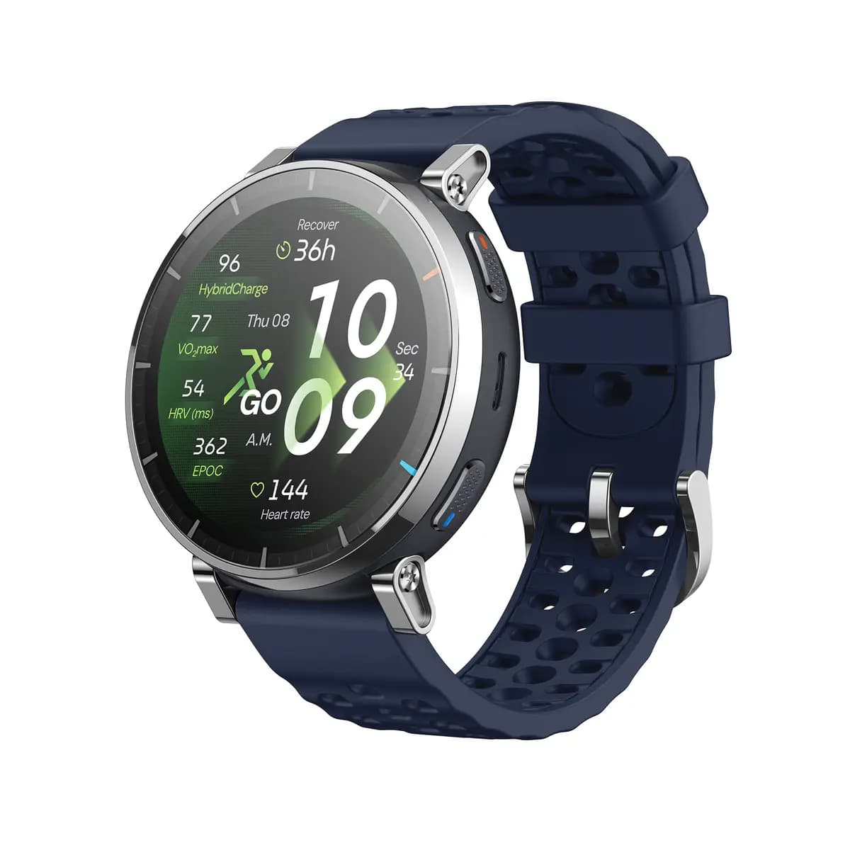Amazfit Active 3 Premium Apex Silver [45 x 45 x 11mm, 1.32", Up to 12 days]