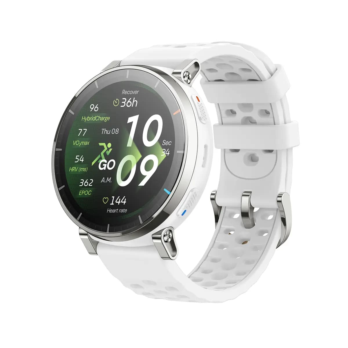 Amazfit Active 3 Premium Apex Silver [45 x 45 x 11mm, 1.32", Up to 12 days]