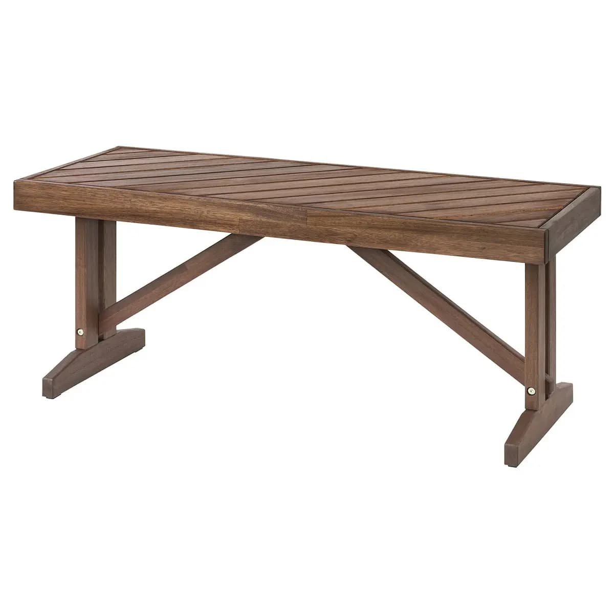 IKEA NORRMANSÖ Bench, outdoor, acacia [Width 39 3/8 ", Depth 15 3/4 ", Height 17 3/4 "]