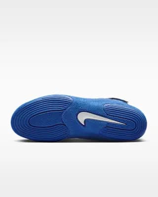 Nike Inflict Wrestling Shoes Game Royal/White/Metallic Silver [Game Royal/White/Metallic Silver, Lightweight mesh helps keep your foot cool., Foam cushioning feels light and comfor