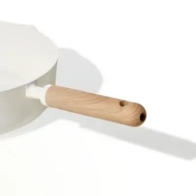 Carote 5qt Ceramic Nonstick Saute Pan with Lid Cream [Plastic, Silicone, Ceramic]