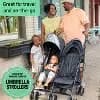 Ingenuity 3D Lite Double Convenience Stroller - Black [Dimensions (Overall) 42.5 Inches (H) x 30 Inches (W) x 33.75, Weight 22 Pounds, Holds up to 50 Pounds, Dimensions (Collapsed)