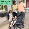 Ingenuity 3D Lite Double Convenience Stroller - Black [Dimensions (Overall) 42.5 Inches (H) x 30 Inches (W) x 33.75, Weight 22 Pounds, Holds up to 50 Pounds, Dimensions (Collapsed)