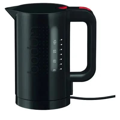 Bodum Bistro 34oz Electric Water Kettle [2.2 Pounds, 34 Ounces, Spot or Wipe Clean]