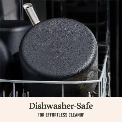 Calphalon 3.5qt Hard-Anodized Nonstick Sauce Pan with Lid: Dishwasher-Safe, Gas & Electric Compatible, 10-Year Warranty [Stainless Steel, Glass, Hard Anodized Aluminum]