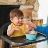 Munchkin Float Easy Clean Foldable High Chair - Compact Modern Design - Black [Dimensions (Overall) 1 Inches (H) x 1 Inches (W) x 1 Inches (, Weight 1 Pounds, Holds up to 1 Pounds,