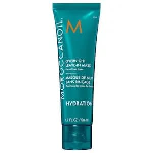 Moroccanoil Mini Overnight Hydrating Leave-in Hair Mask Treatment Serum 1.7 oz/50 ml [Fine, Medium, and Thick, 1.7 oz/50 ml, Argan Oil]