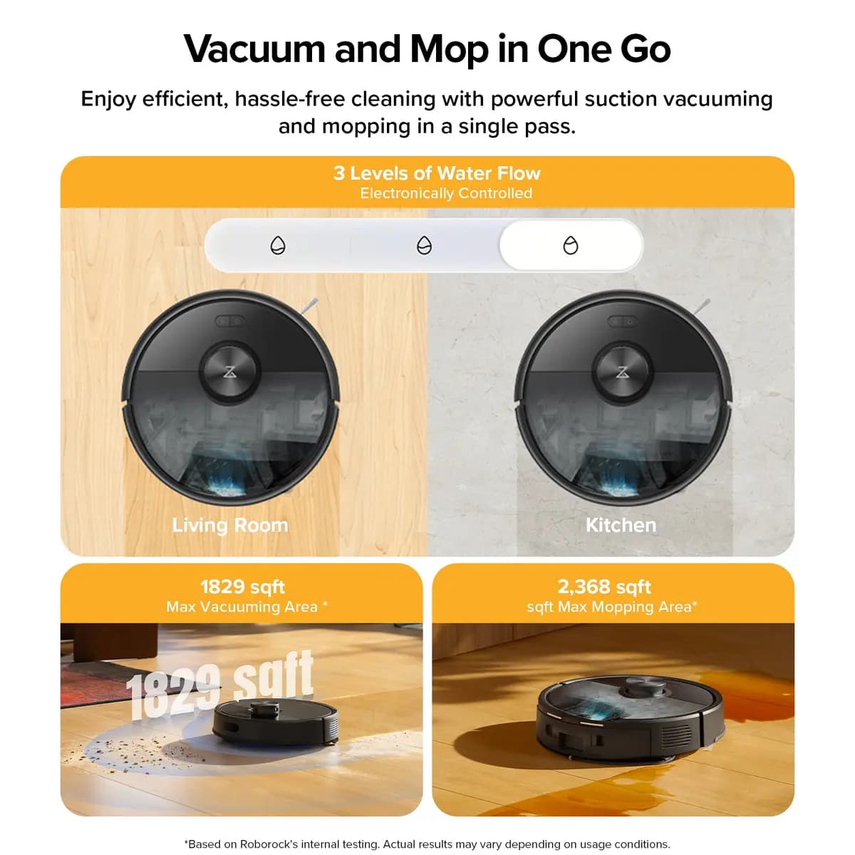 Roborock Q7 M5+ Black [10,000 Pa, 3200 mAh, auto-empty dock]