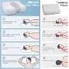 ALEEN & AJEAN Bed Pillow, Cervical Neck Pillow for Pain Relief, Contour Memory Foam Pillows for Sleeping, Neck Support for Side Back Stomach Sleepers Gray [3.7 pounds, Rectangle (s