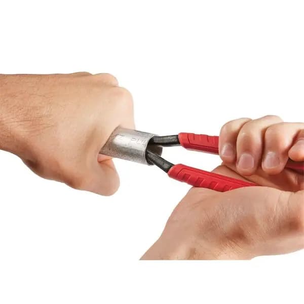 Milwaukee 6 in. and 10 in. Straight-Jaw Pliers Set (2-Piece), 48-22-6330 [Features: Comfort Grip, Hand Tool Type: Plier Set, Individual/Set: Set]