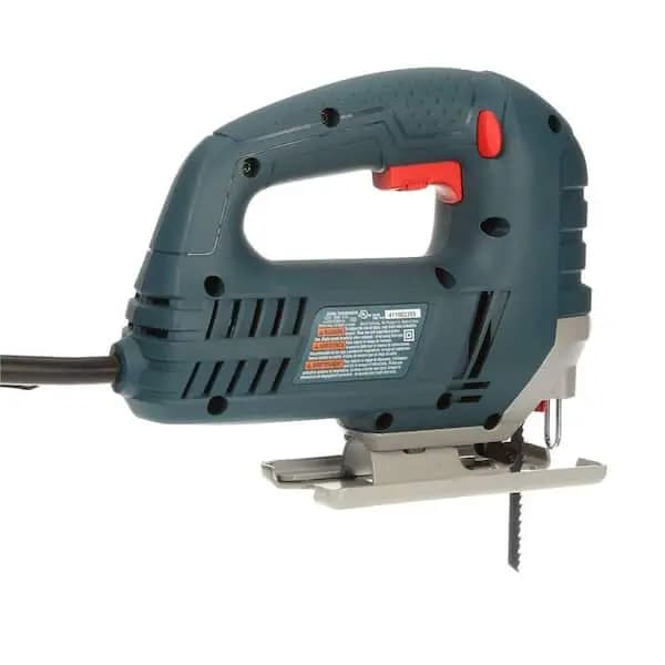Bosch 6 Amp Corded Variable Speed Top-Handle Jig Saw Kit with Assorted Blades and Carrying Case, JS260 [Amperage (A): 6 A, Bevel Capacity (degrees): 45 °, Color Family: Blue]