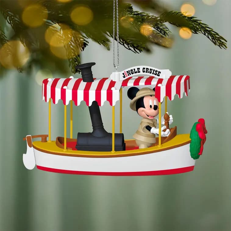Disney Soarin' Around the World Prepare for Liftoff! Ornament [1.75 x 3.75 x 2.25, Plastic ornament with hanger attachm, One 2026 Hallmark Keepsake Christmas, Simone Mariano]