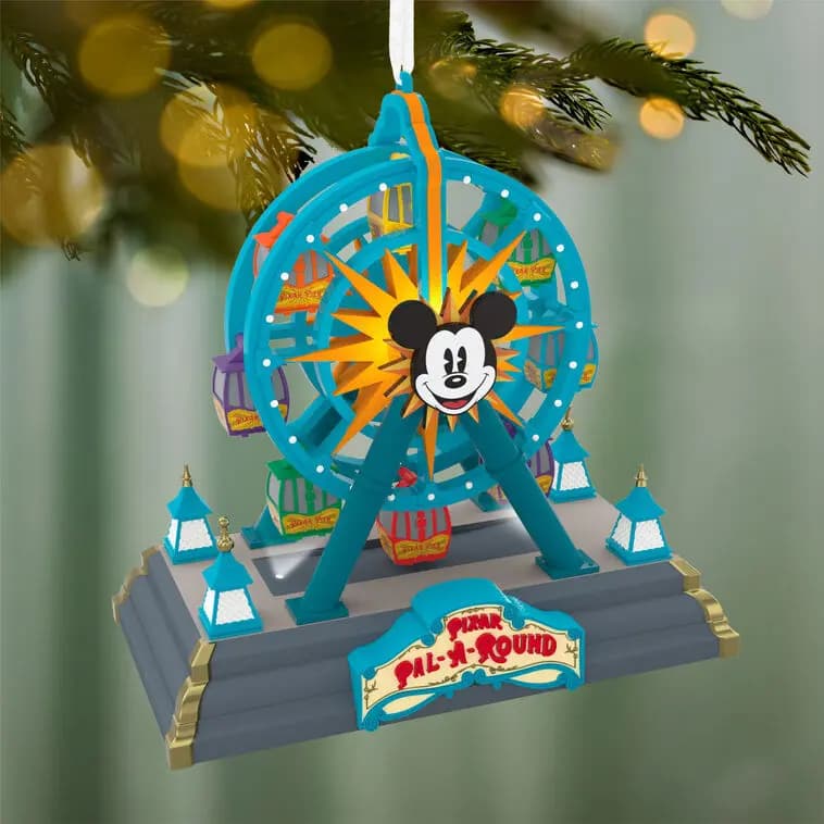 Disney Soarin' Around the World Prepare for Liftoff! Ornament [1.75 x 3.75 x 2.25, Plastic ornament with hanger attachm, One 2026 Hallmark Keepsake Christmas, Simone Mariano]