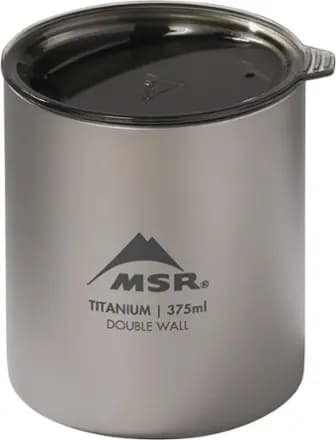 MSR Titan Double-Wall Insulated Mug [Backpacking Camping, 0.4 liters, 12.7 fluid ounce]