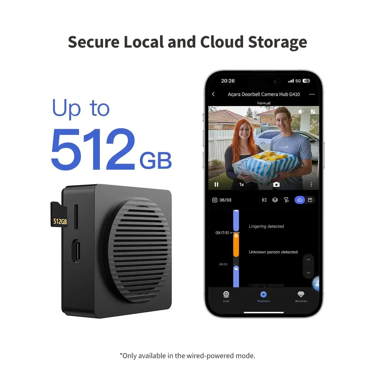 Aqara Doorbell Camera Hub G410 [5.57 x 2.56 x 1.20 in, 538g, 2K]
