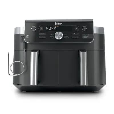 Ninja 10qt Foodi DualZone 2-Basket Air Fryer Capacity [18.74 Pounds, Metal, Plastic, 10 Quart]
