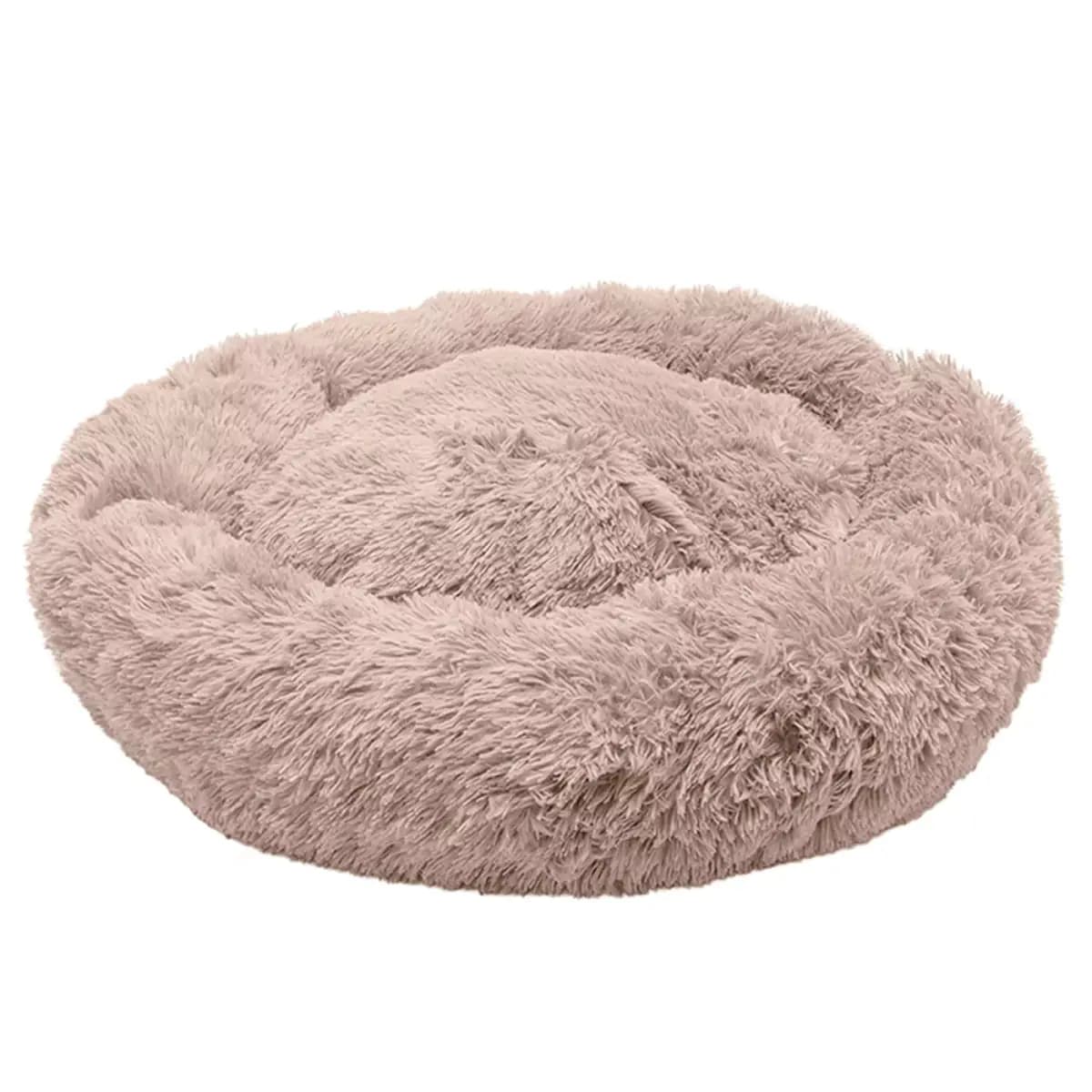 FurHaven Calming Cuddler Donut Large Pet Bed - Taupe 36Lx36W [Description and Overview FurHaven Calming Cuddler Donut Pet Beds, Product Brand & Name FurHaven Calming Cuddler Donut 