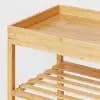 4 Tier Bamboo Shoe Rack - Brightroom™ [7 Pounds, Bamboo (Frame), 15 Pounds]