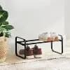 1-Tier Stackable - Expandable Shoe Rack - Brightroom™ [1.37 Pounds, Steel (Frame), Ground Freestanding]