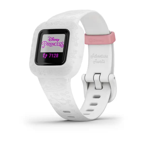 Garmin vívofit® jr. 3 Disney Princess [5 ATM, 0.56" x 0.56" (14.11 x 14.11 mm), Up to 1 year (1 x CR2025 user-replaceable) See Details]